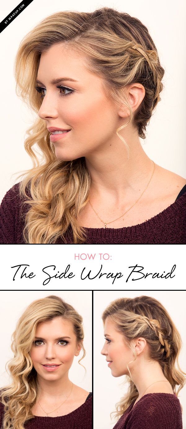 Side Wrap Braid Hairstyle Tutorial