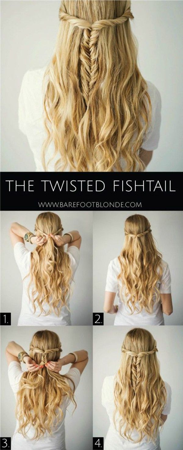 Twisted Fishtail Hairstyle Tutorial