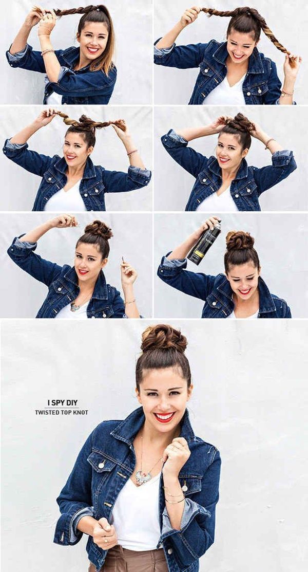 Twisted Updo Hairstyle Tutorial