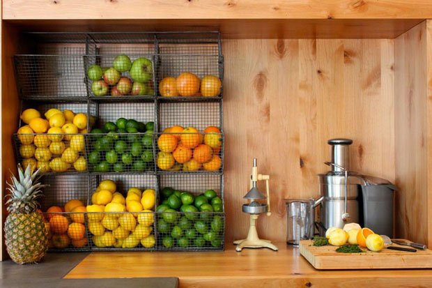 Wall Mounted Fruit Baskets