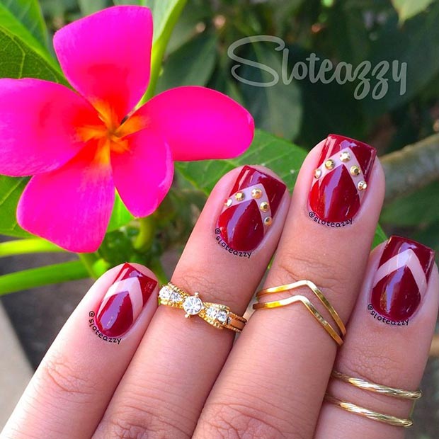 Featured image of post Classy Red Nail Designs For Short Nails