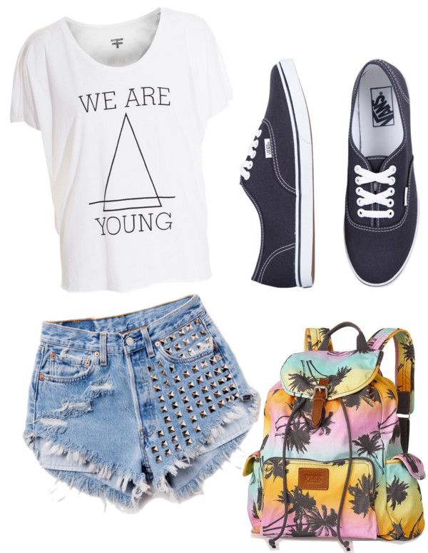 white vans polyvore