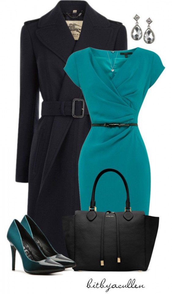 Black and Blue Outfit