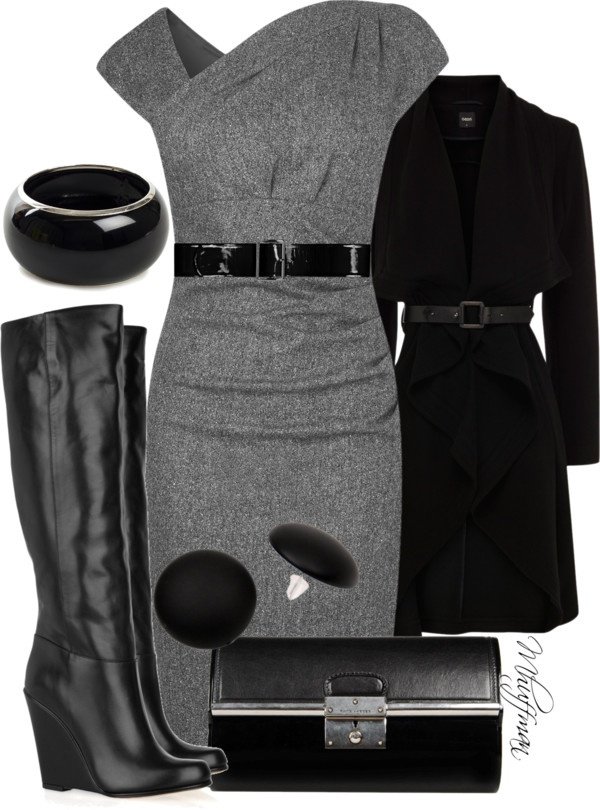 Black and Grey Outfit
