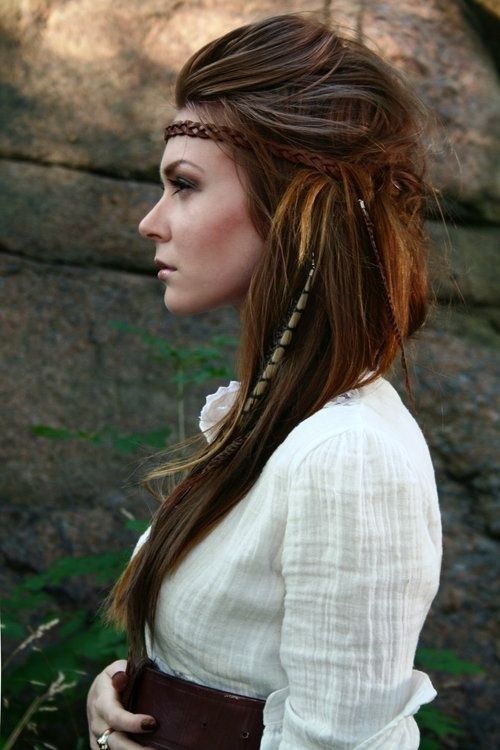 Cool Boho-Chic Hairstyle