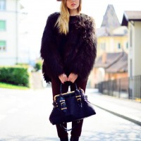 Fur Coat with Hat