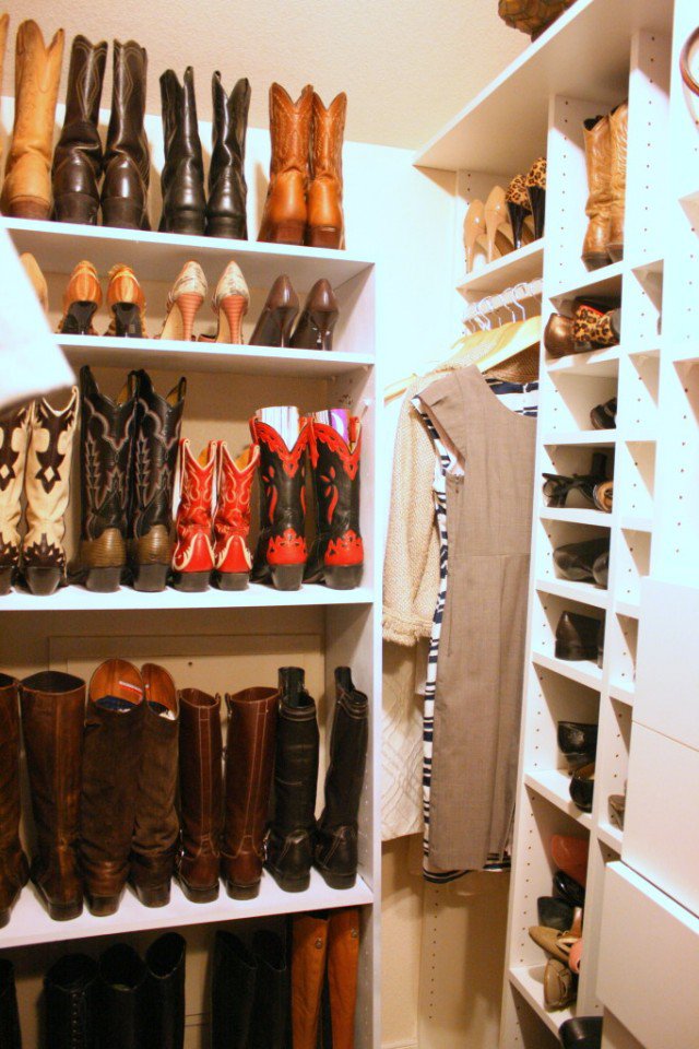 Boot Organization - Shoe Closet