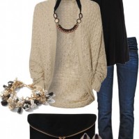 Bude Cardigan with Black Top