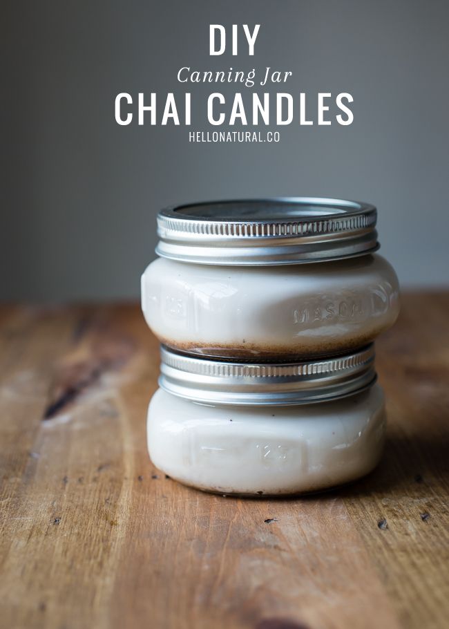 DIY Chai-spiced Fall Candle