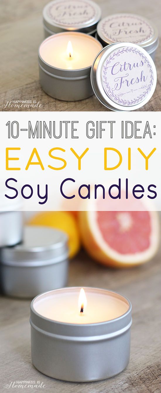 Easy DIY Soy Candles