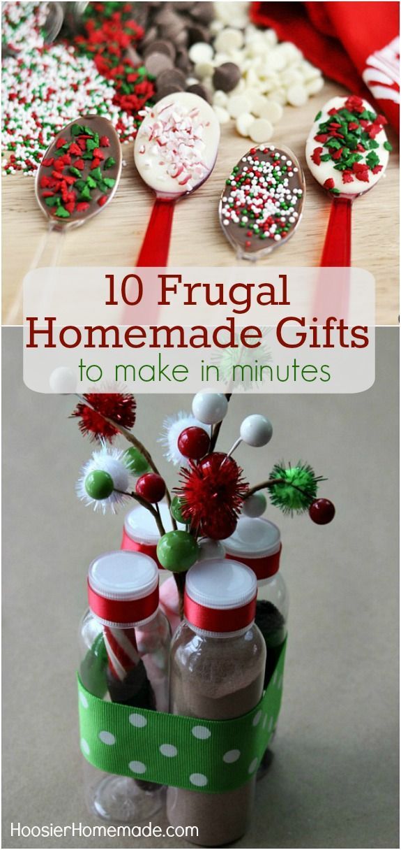 Frugal Homemade Gifts