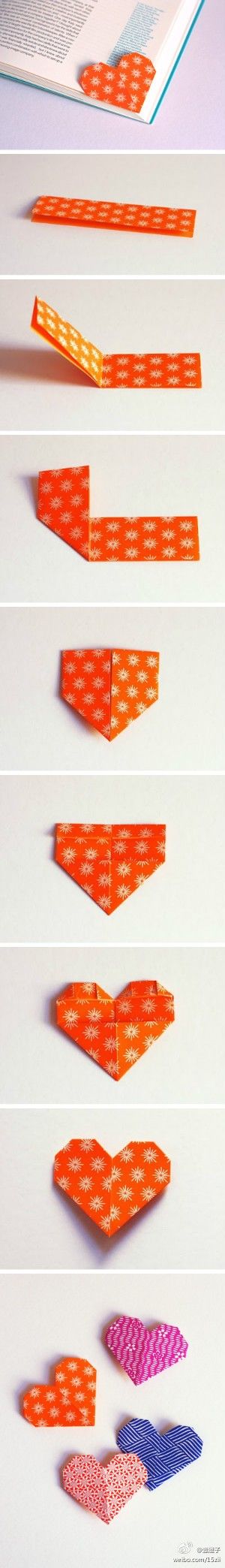 Heart-shaped Bookmark