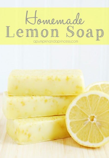 Homemade Lemon Soap