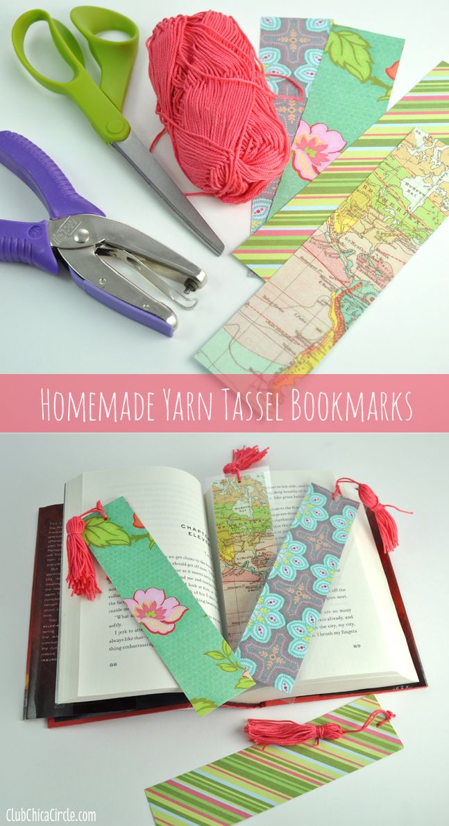 Homemade Tassel Bookmark