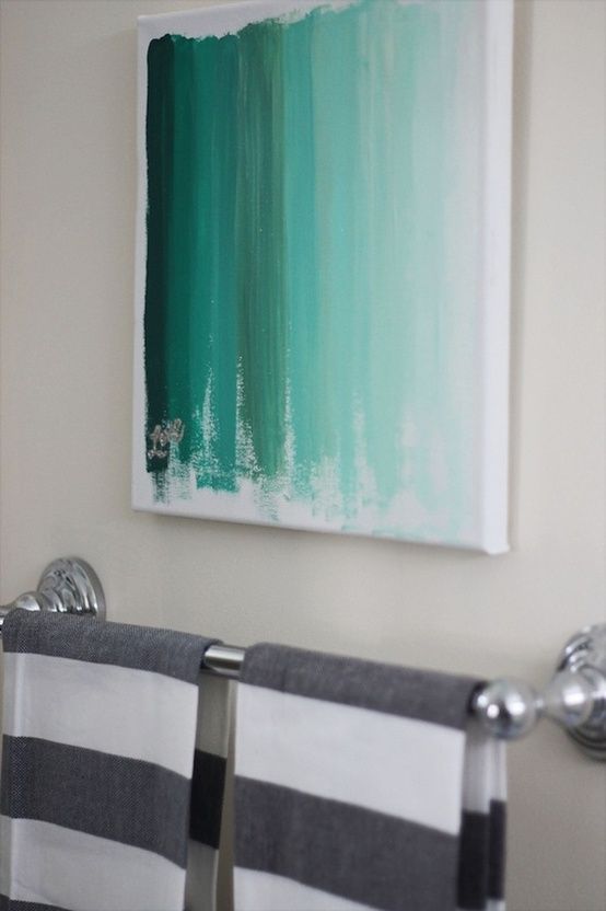 Ombre Canvas Wall Art