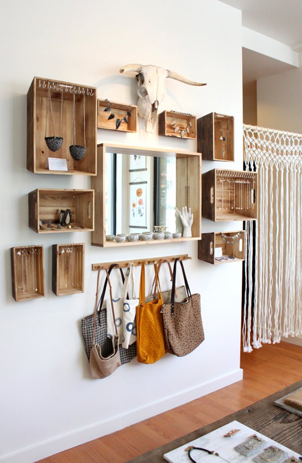 Wooden Hooks for Bags