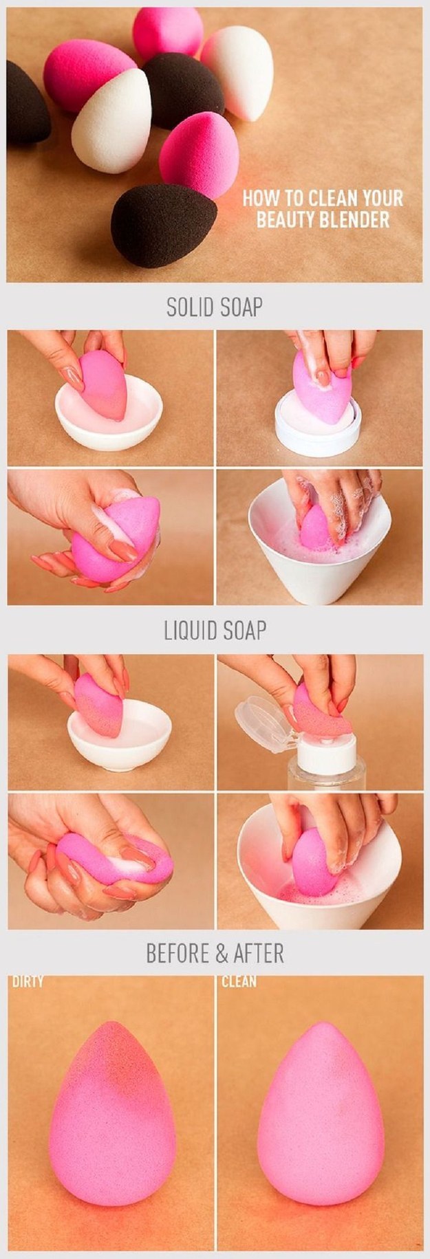 Beauty Blender Cleaning