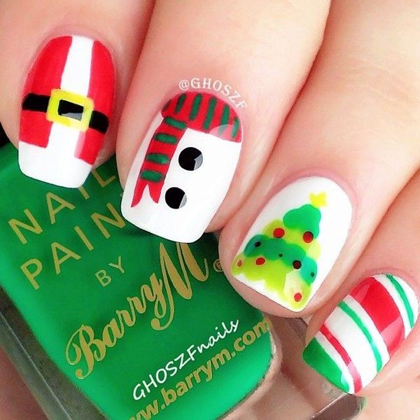 Funny Christmas Nails