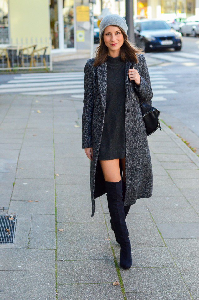 12 Trendy Ways to Wear Over the Knee Boots - Pretty Designs