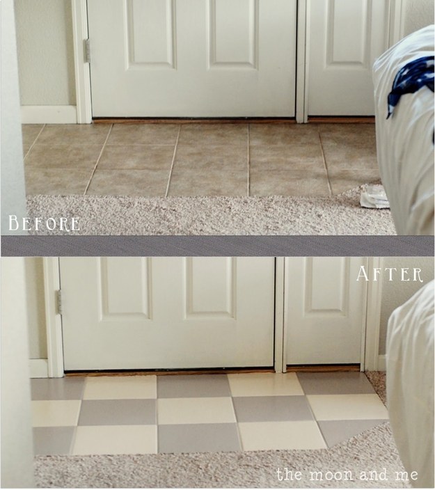 Paint Unsightly Tile