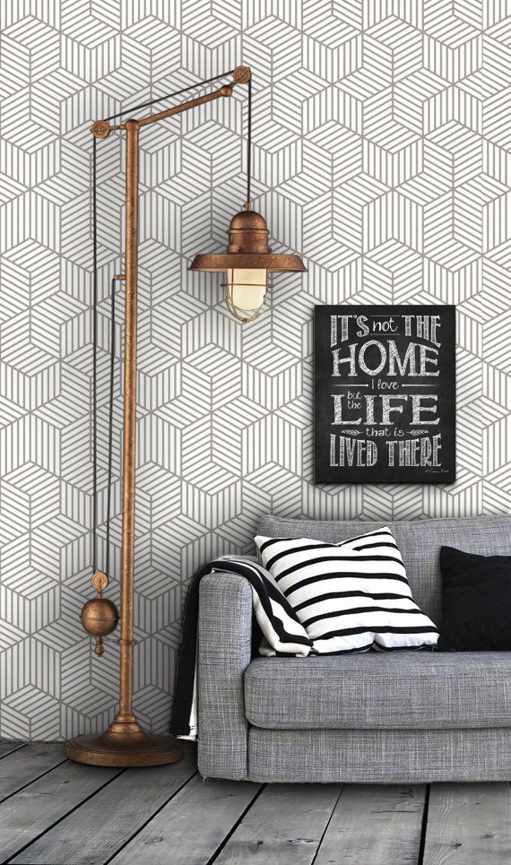 21 Home Decorating Ideas with Removable Wall Paper - Pretty Designs