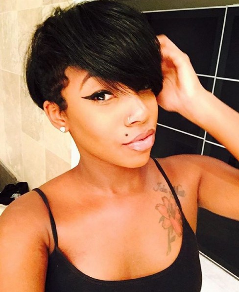 Short Pixie Haircut for Black Hair