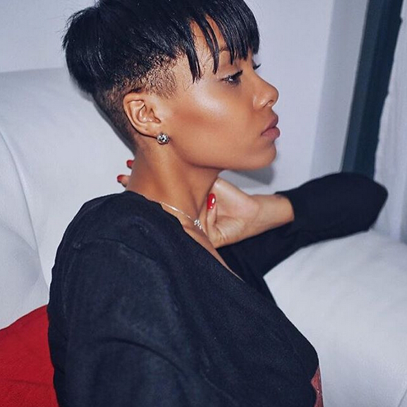 Short Pixie Haircut for Black Women