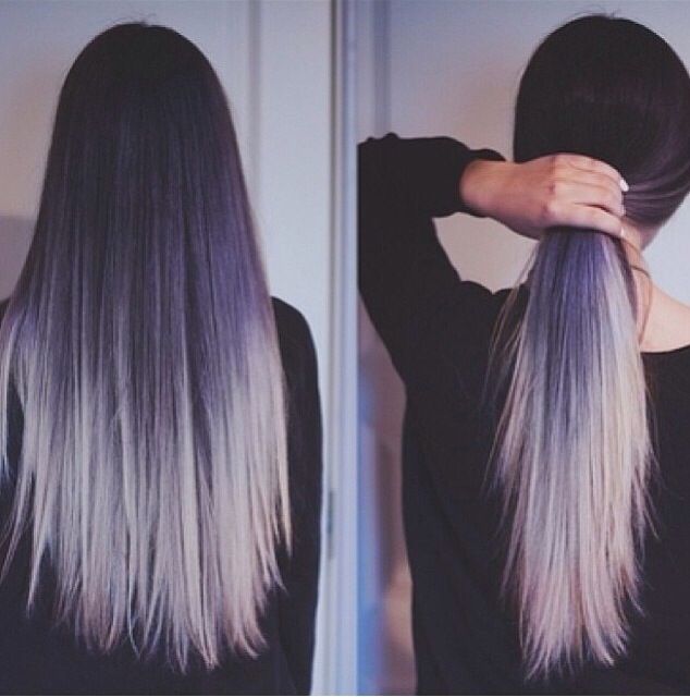 Straight Ombre Hairstyle