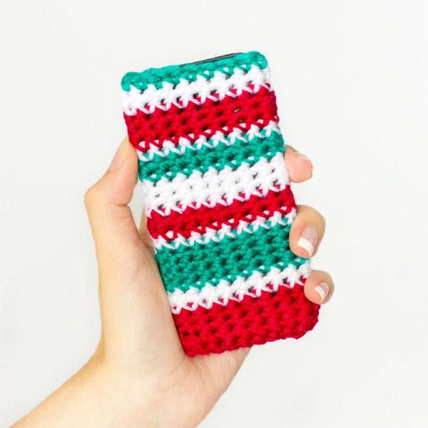 Striped Christmas Phone Case