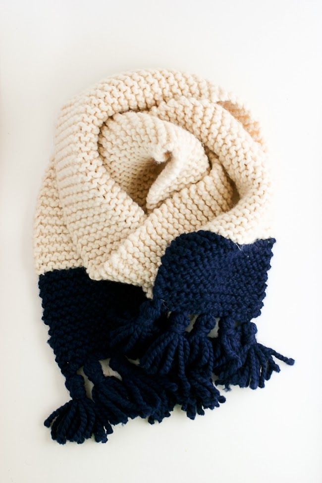 Two-tone Scarf