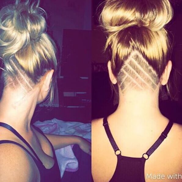 Undercut Updo Hairstyle