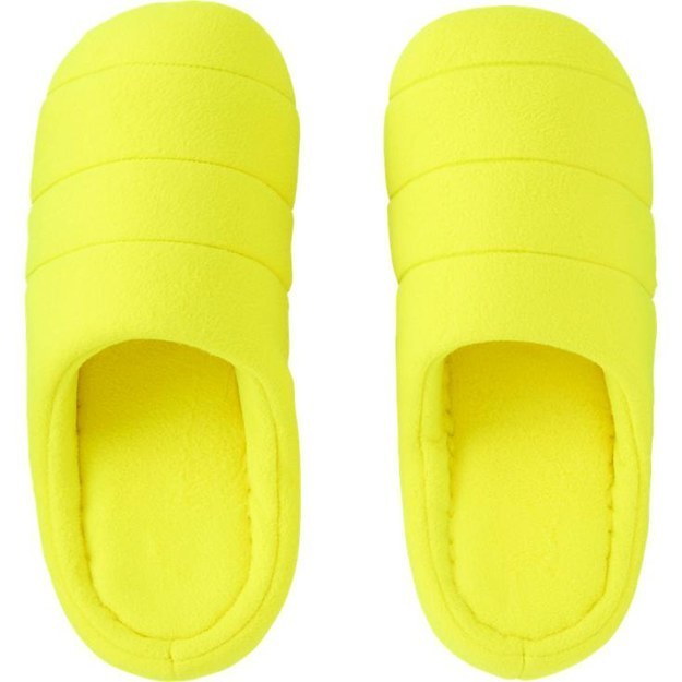 Yellow Cozy Slippers