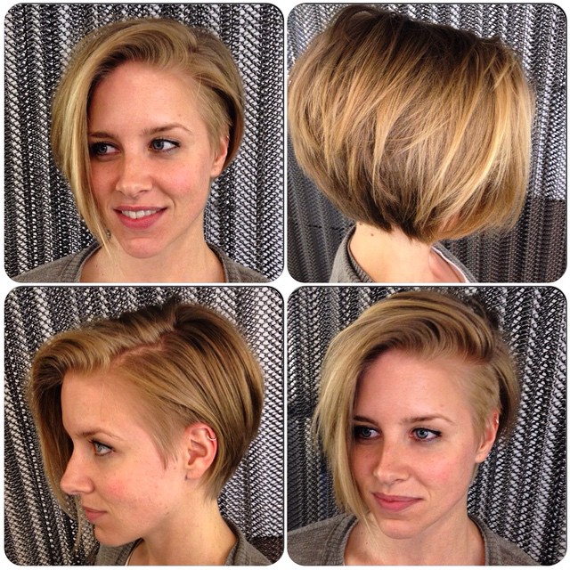 Angled Bob Hairstyles with layers