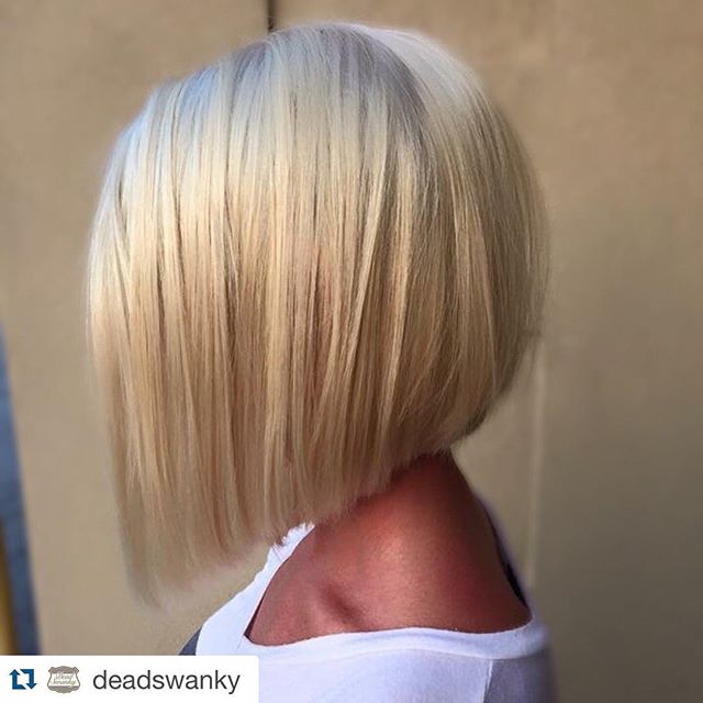 Blonde A Line Haircut 83