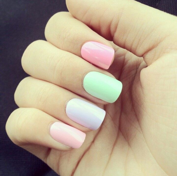 Cute Pastel Nails