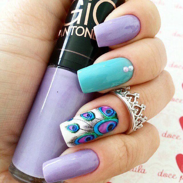 Peacock Nails