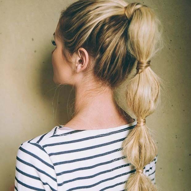 Segmented Ponytail for Everyday Hairstyles