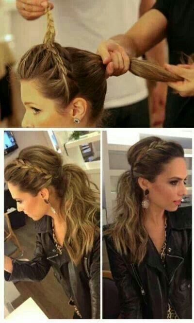 Sexy Side Ponytail Hairstyle