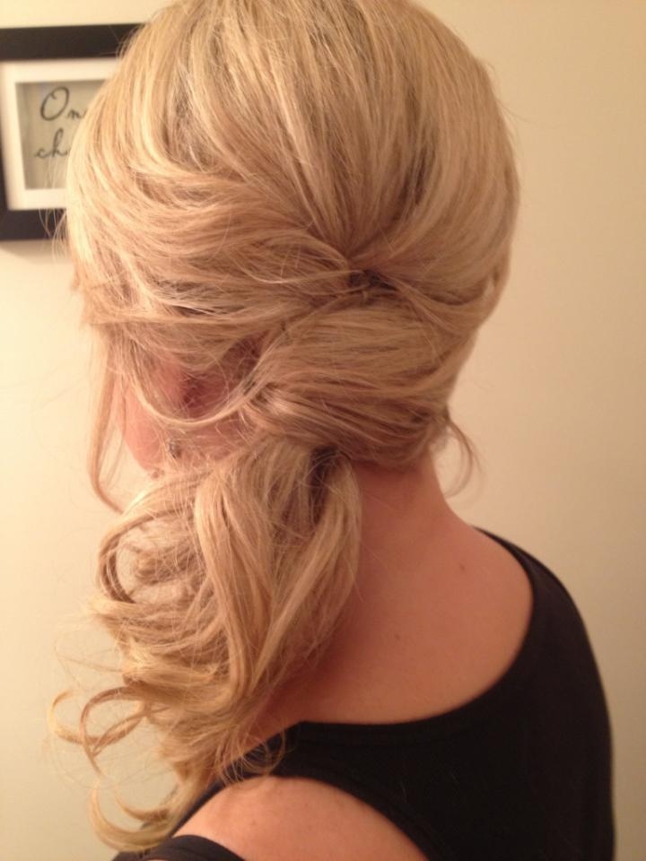 Bridal Hairstyles Side Ponytail