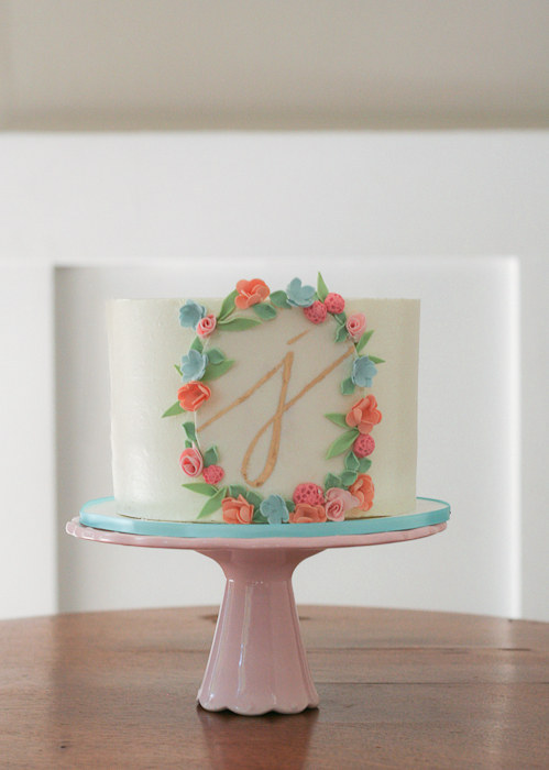 Simple Floral Cake