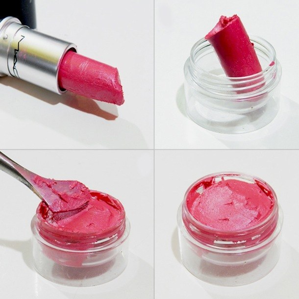 Store the breakage of the lipstick