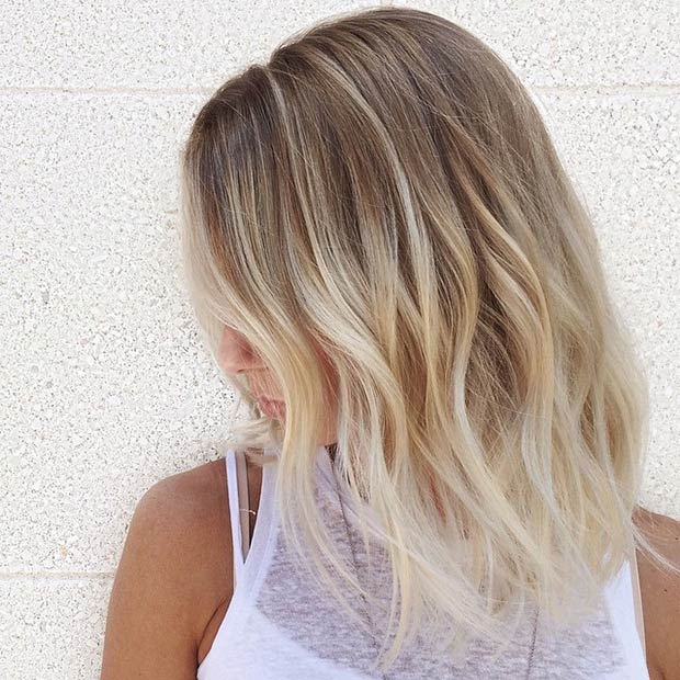 longer ombre bob hairstyle for thin hair