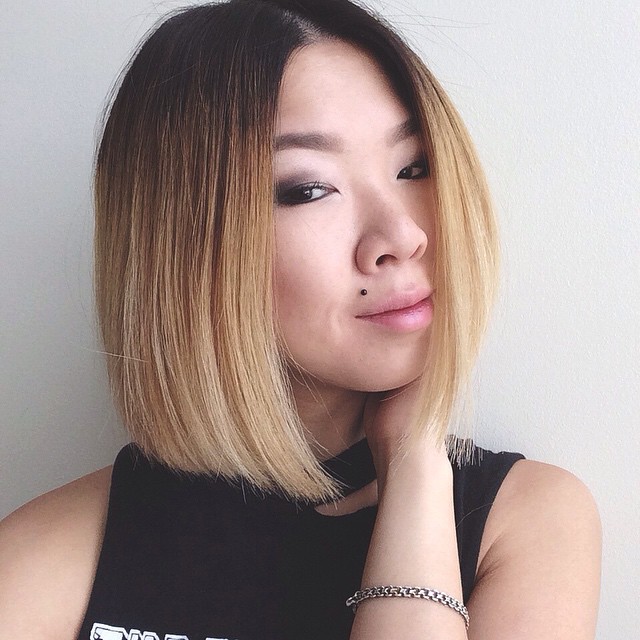 popular dark to blonde ombre bob hairstyle for women