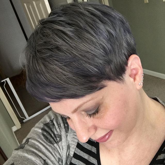short pixie cut with layers for women over 50