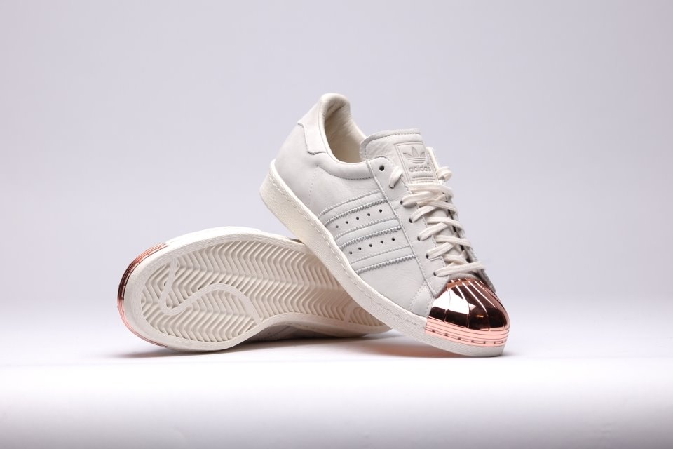 Buy Cheap Adidas Originals Womens Superstar Up Metal Toe Trainers White 