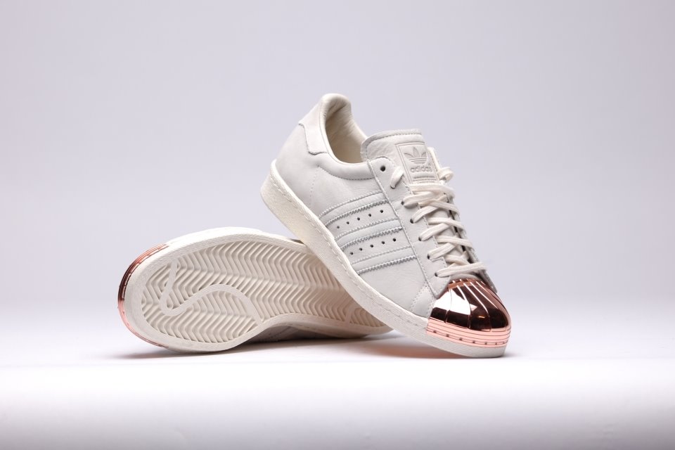 adidas superstar 80s rose gold