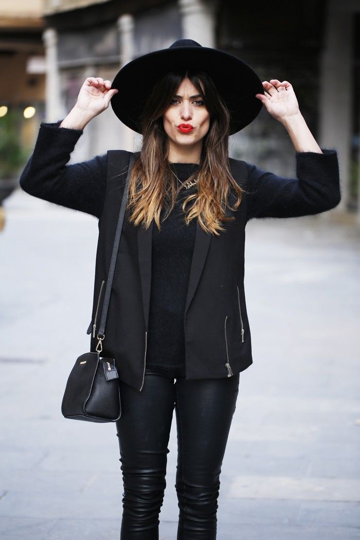 black hat outfits