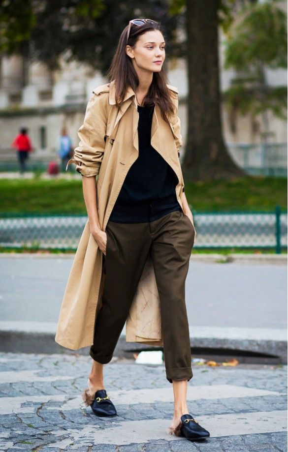 Camel Jacket and Loafers