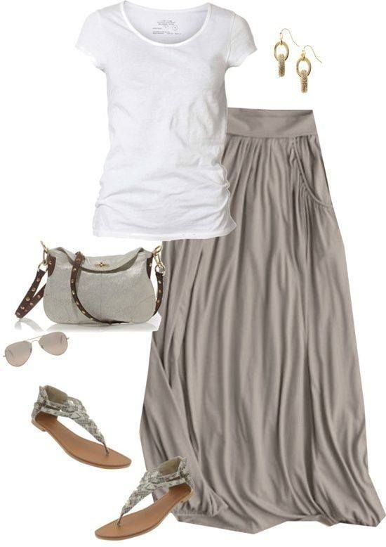 Easy Skirt Outfit