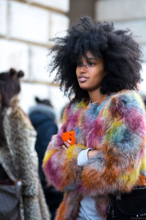 Faux Fur Coat for Black Women